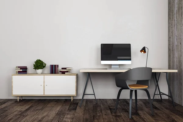 Contemporary office with workplace — Stock Photo, Image