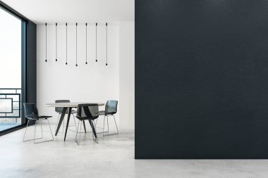 Yemek odası ile çağdaş iç 