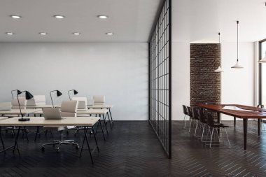 Kopya alanı ile Office coworking şık 