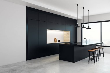 Modern mutfak studio iç 