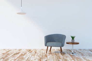 modern beyaz oturma odası 