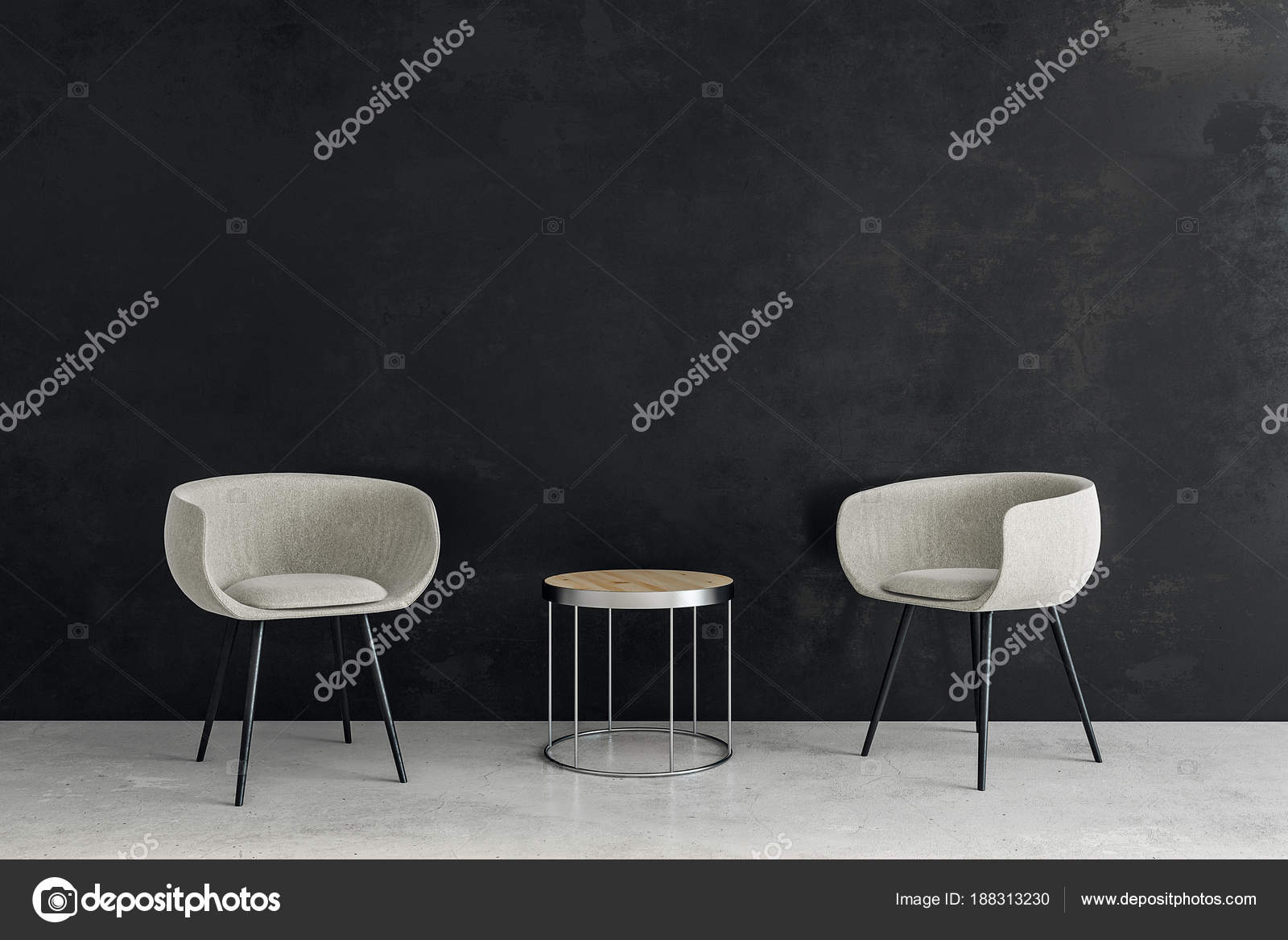Zwart interieur met lege muur — Stockfoto © peshkova #188313230 Zwart interieur met lege muur — Stockfoto © peshkova #188313230