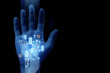 Robotik ve siber arka plan