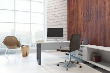 Kopya alanı ile modern ofis 