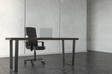 Minimalist ofis iç 