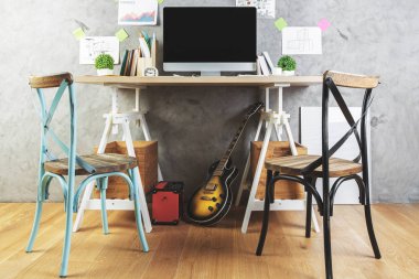 Hipster iç çalışma alanı ile 