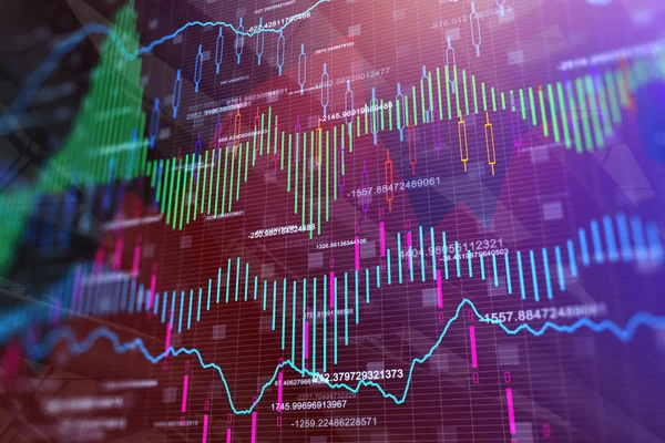 Investeringar och försäljning bakgrund — Stockfoto