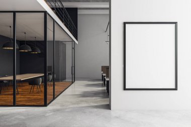 Modern toplantı Oda boş posteri ile 