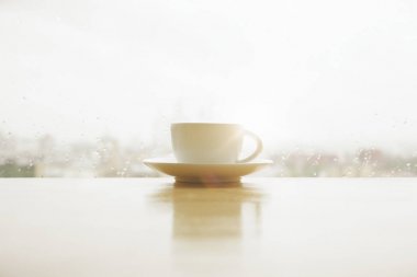 Kahve fincanı yakın plan.