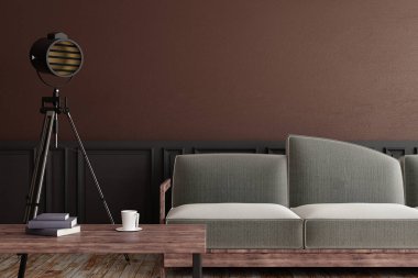 Modern oturma odası ile boşaltmak