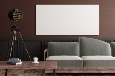 Modern iç posteri ile önden görünümü