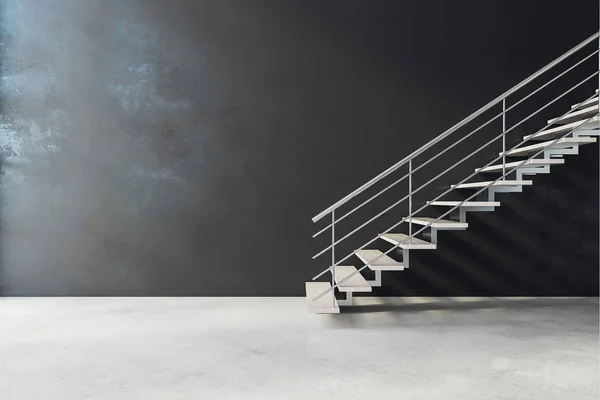 Современный интерьер с лестницами и копирайтом — стоковое фото