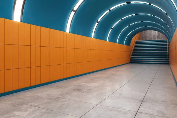 Πορτοκαλί μετρό μετρό — Φωτογραφία Αρχείου