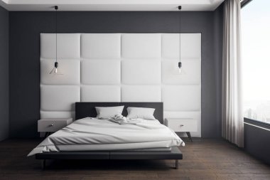 Temiz yatak odası iç 