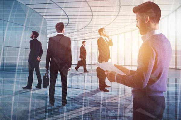 Reunião, trabalho em equipe e conceito de sucesso — Fotografia de Stock