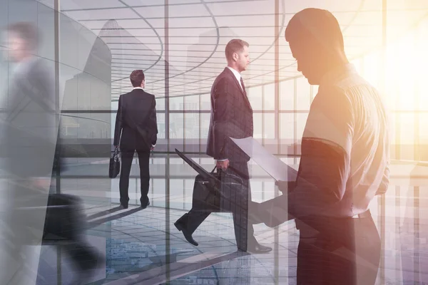 Conceito de reunião, trabalho em equipa e emprego — Fotografia de Stock