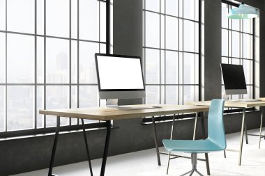 Modern iç tarafında office coworking