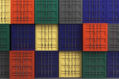 renkli konteyner arka plan 