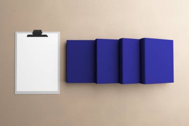 Kahverengi zemin üzerinde boş Pano