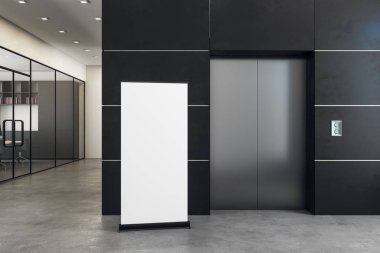 Asansör ve Pano ile modern ofis