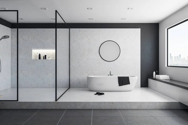 Interior moderno do banheiro — Fotografia de Stock