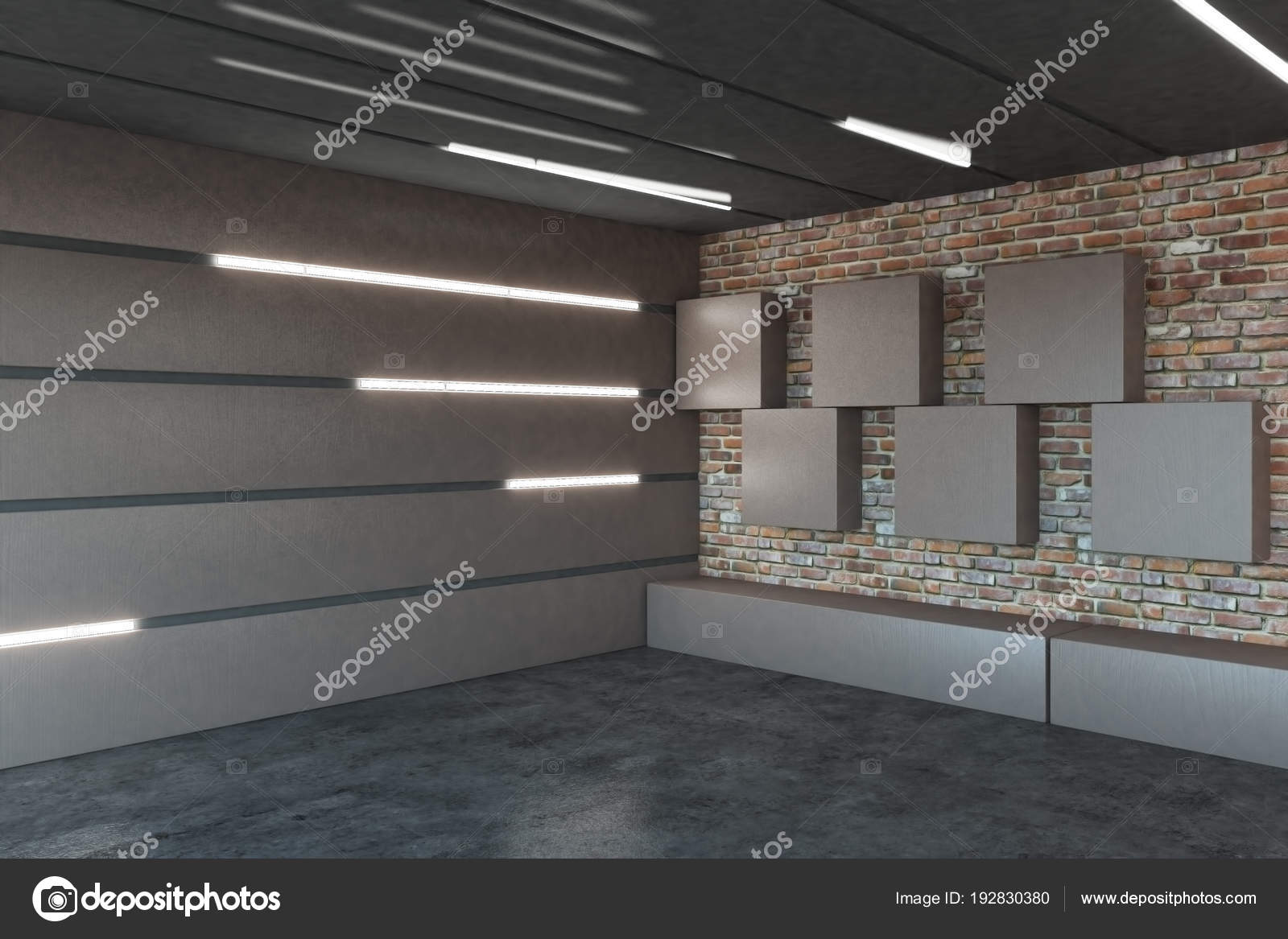 Pics Garage Interior Modern Garage Interior Stock Photo