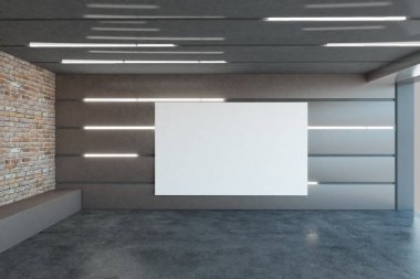 Modern garaj boş afiş 