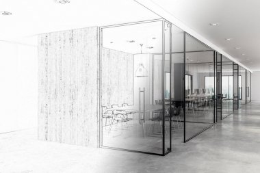 Yaratıcı konferans Oda kroki