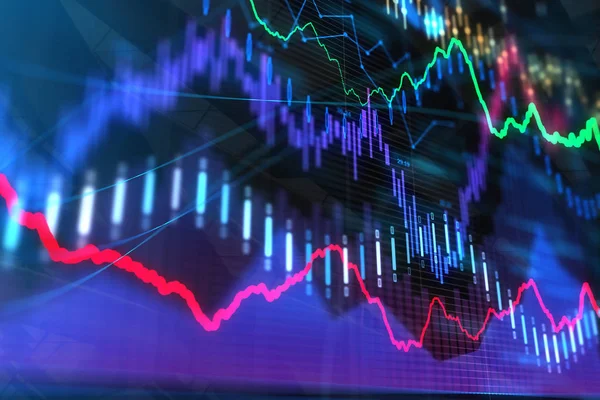 Finans, handel, analys och management koncept — Stockfoto