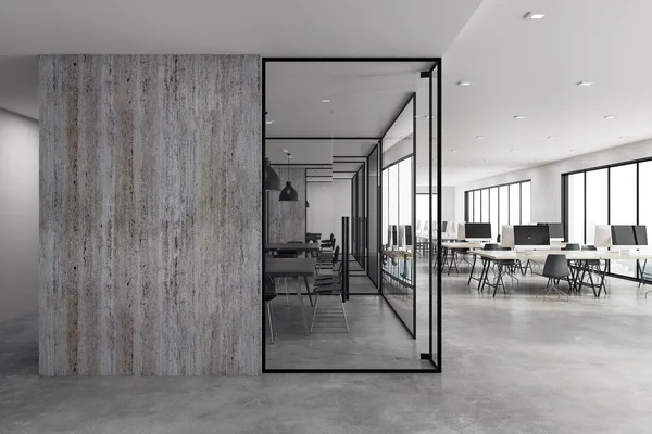 Modern coworking office ile boşaltmak