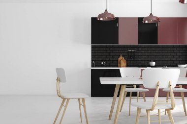 Modern mutfak boşaltmak