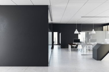 Yeni office boş duvar ile