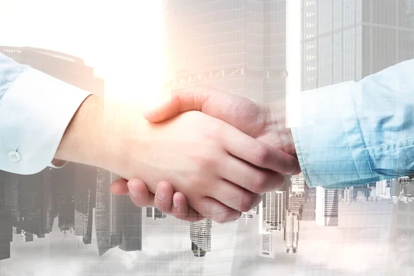 Meeting and partnership concept — Stock Photo, Image