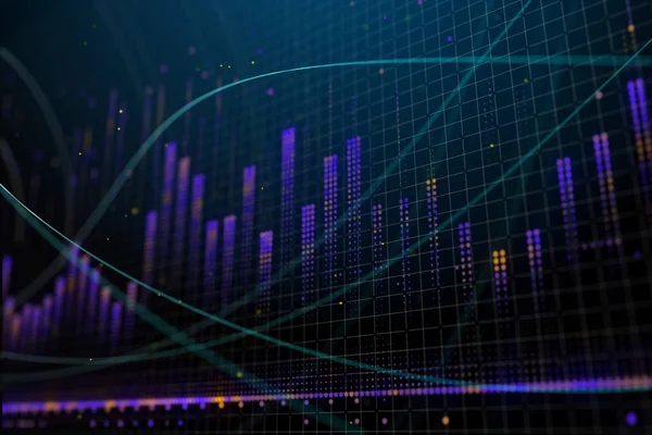 Croissance du marché, finance et stock concept — Photo