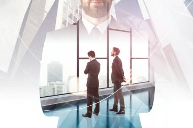 Düşünüyorum, araştırma ve ekip çalışması kavramı