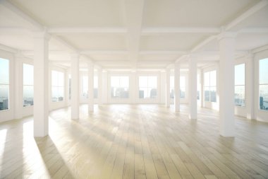 Panoramik pencerelere sahip iç