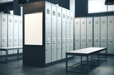 Soyunma odasının içi boş.