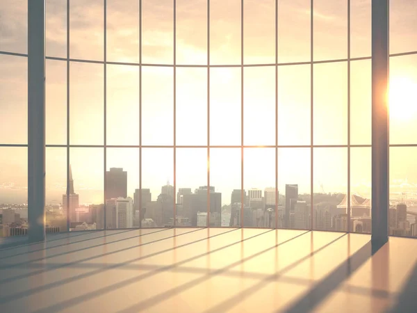 Luxus-Büro für Sonnenlicht — Stockfoto