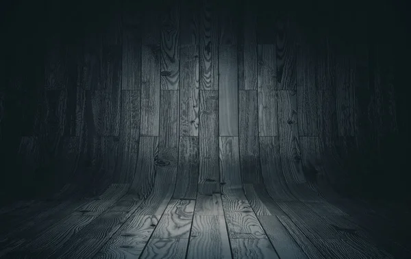 Fundaluri de parchet gri curbat din lemn — Fotografie, imagine de stoc