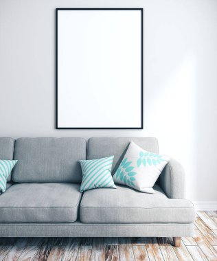 Çağdaş oturma odası iç mimarisi