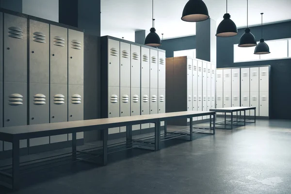 Contemporary locker room — ストック写真