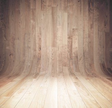 Kavisli ahşap arka plan