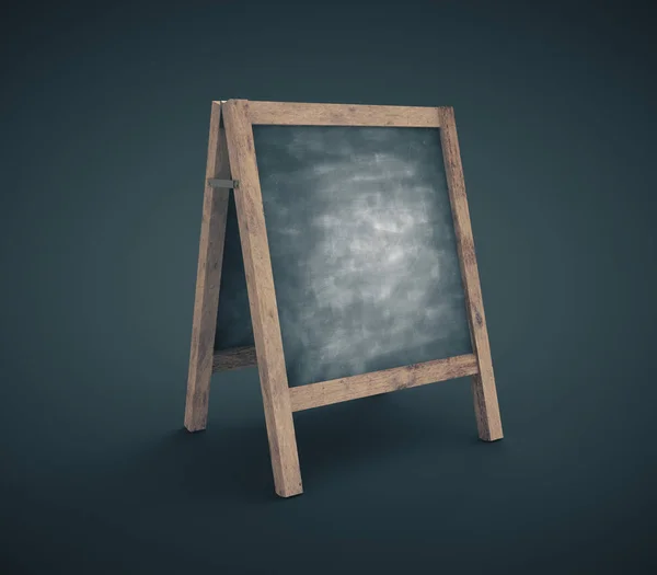 Black chalkboard on — Stock Photo, Image