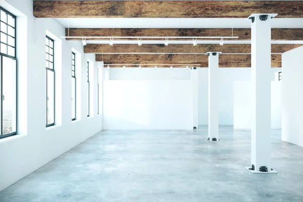 Interior contemporáneo con cartel en blanco —  Fotos de Stock