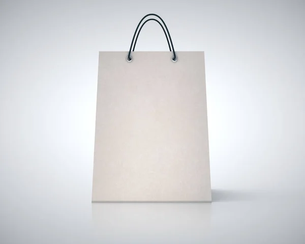 Blank paper shopping bag — Stock Photo, Image