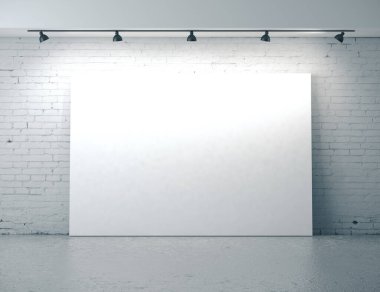 tuğla duvar boş poster room