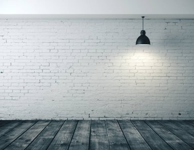 İçi boş tuğla duvarlı iç oda.