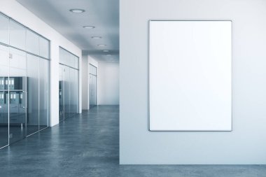 Modern ofis iç boş posteri ile