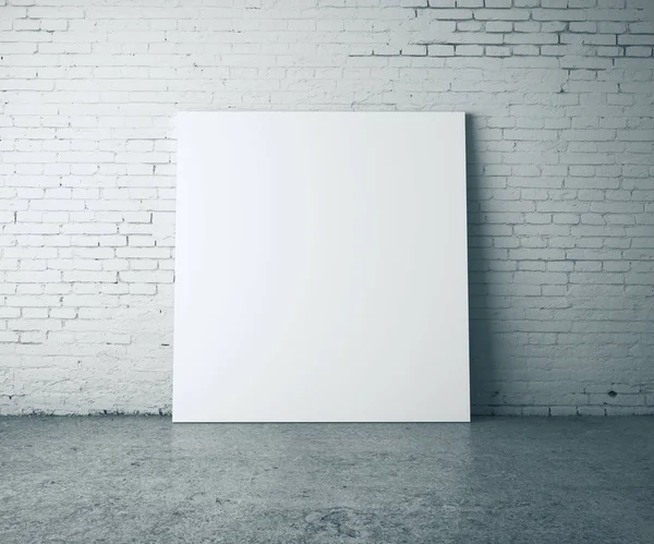 Blank poster in room — Stock Photo, Image