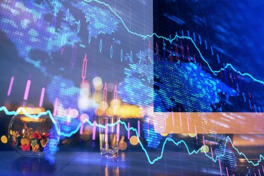 Çizelgeye, finansal bilgilere ve bilgisayar geçmişi olan çalışma alanına iki kez maruz kalmış. Uluslararası çevrimiçi ticaret kavramı.